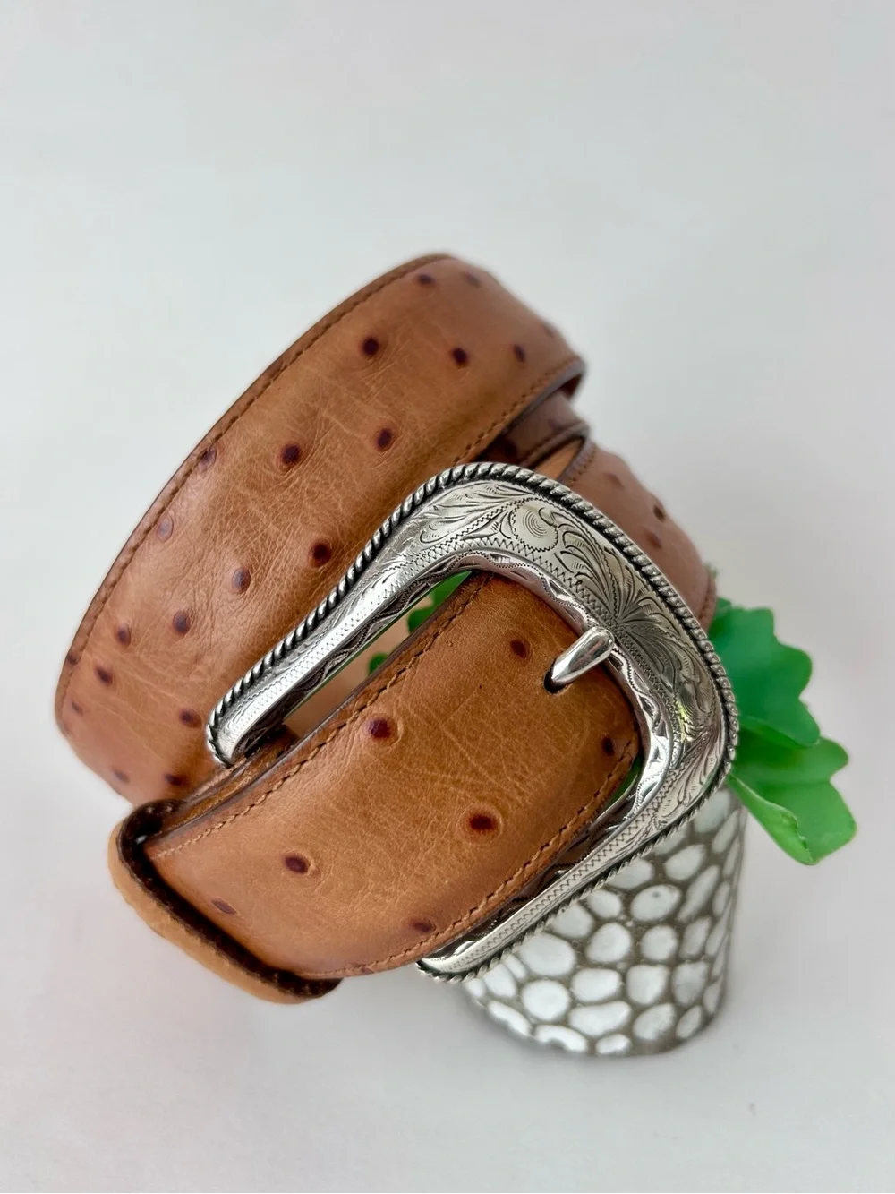 Tony Lama Western Leather Belt Size 42